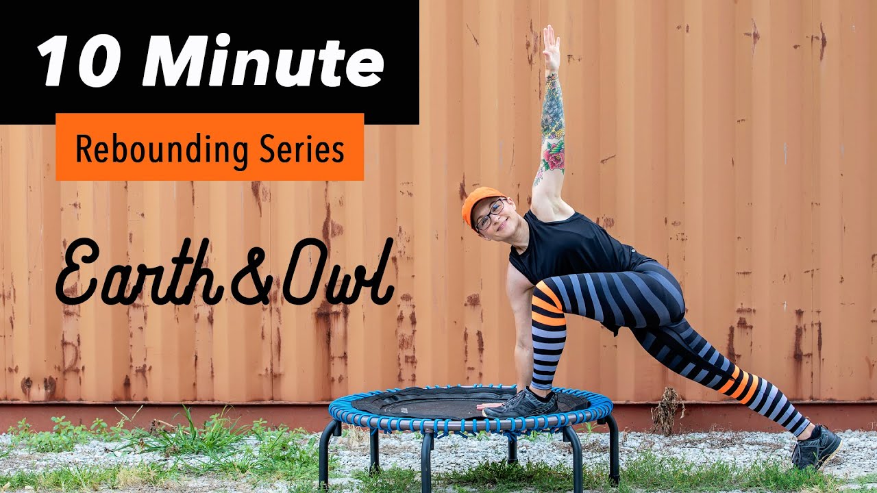 10 Minute Rebounding Workout Recovery Cool Down Yoga Stretch