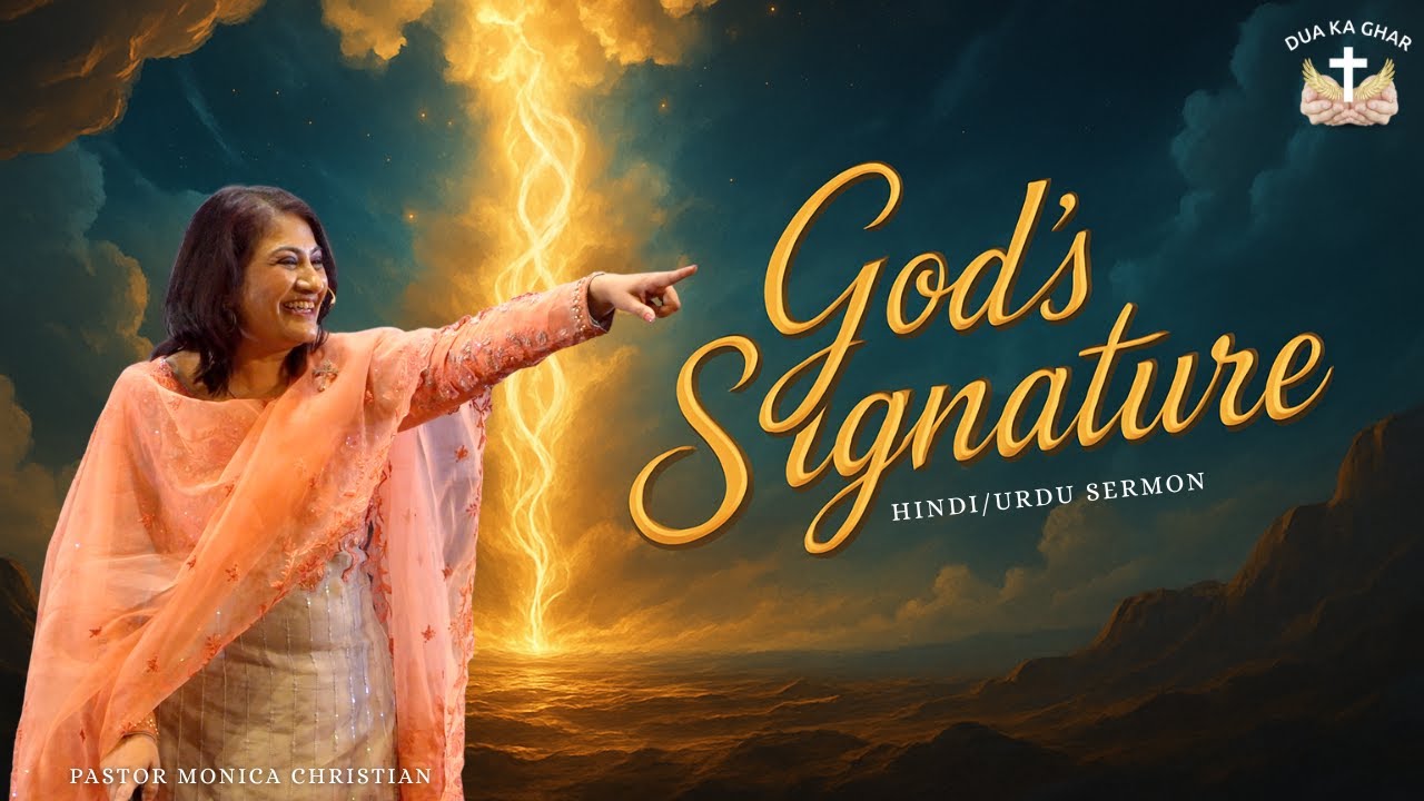 God's Signature | Hindi/Urdu Sermon | Pastor Monica Christian | Dua Ka Ghar Canada