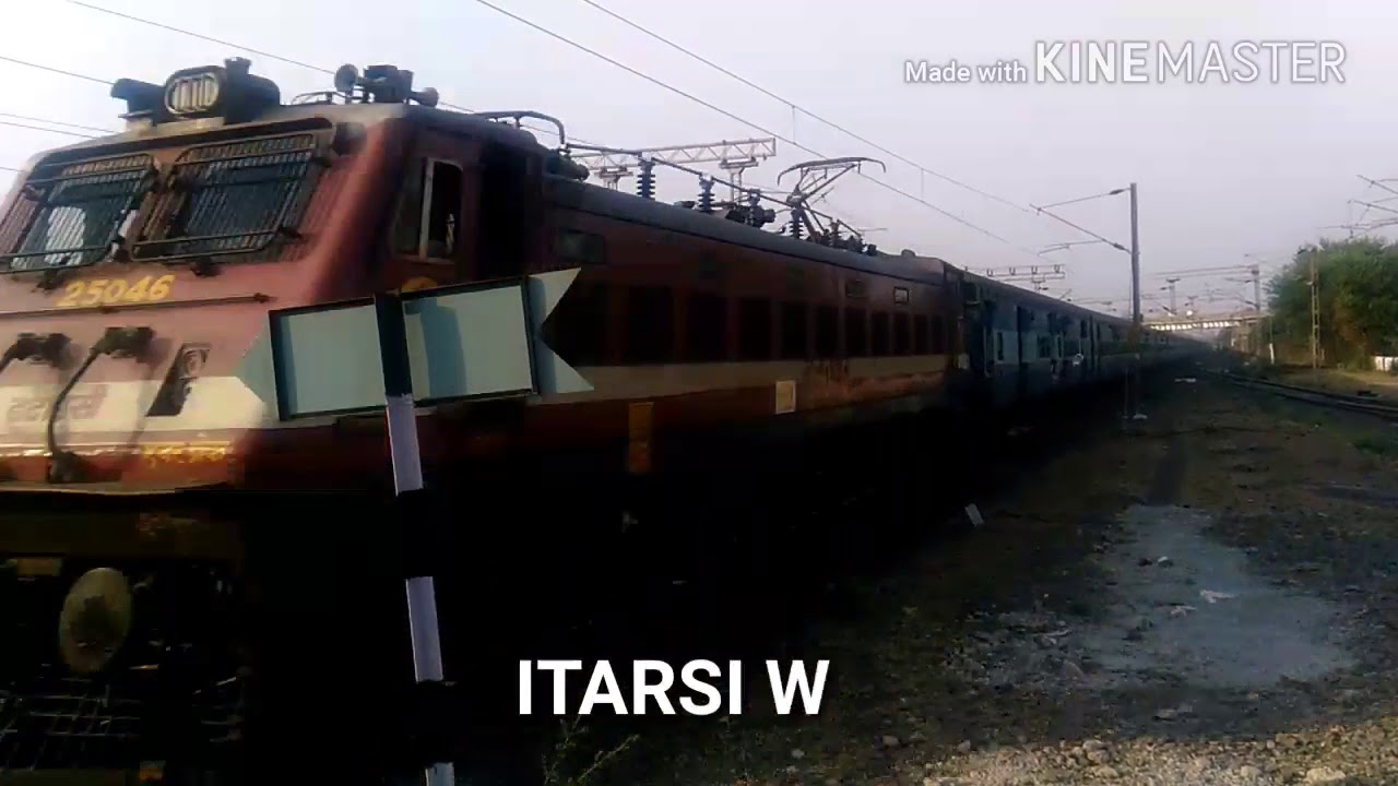 MPS ACTION 12296 SANGHAMITRA SF EXPRESS SKIPPED NARKHER JN