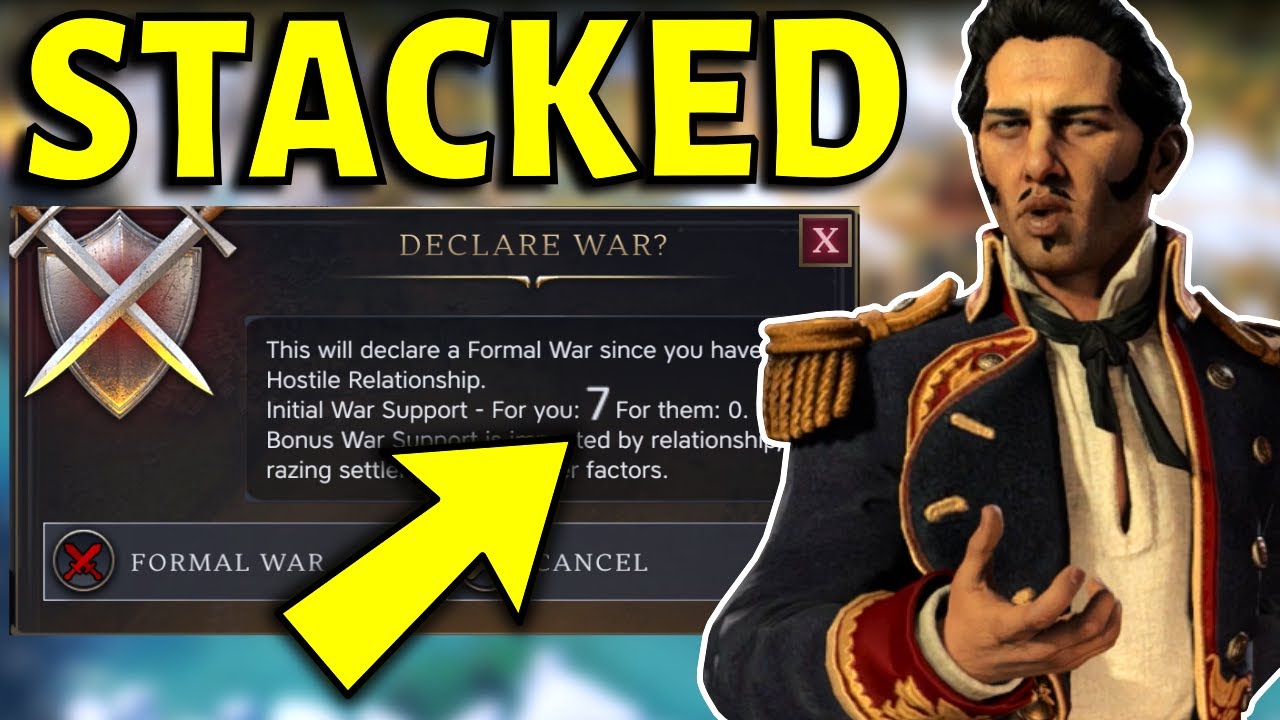 Civ 7 | Becoming Terrifying With A +7 WAR SUPPORT Build!! (Deity Bolivar Civilization VII)