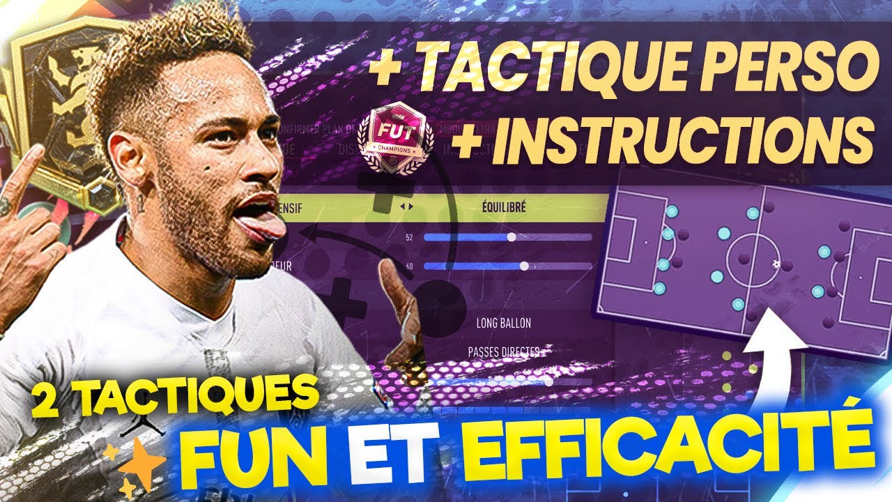 2 TACTIQUES *FUN* et EFFICACES : TUTO TACTIQUE PERSO FIFA 22 📑