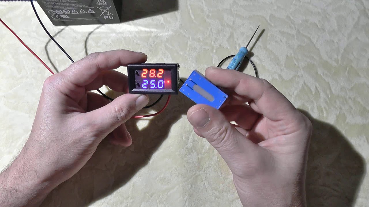 Терморегулятор W1209WK со звуковым сигналом