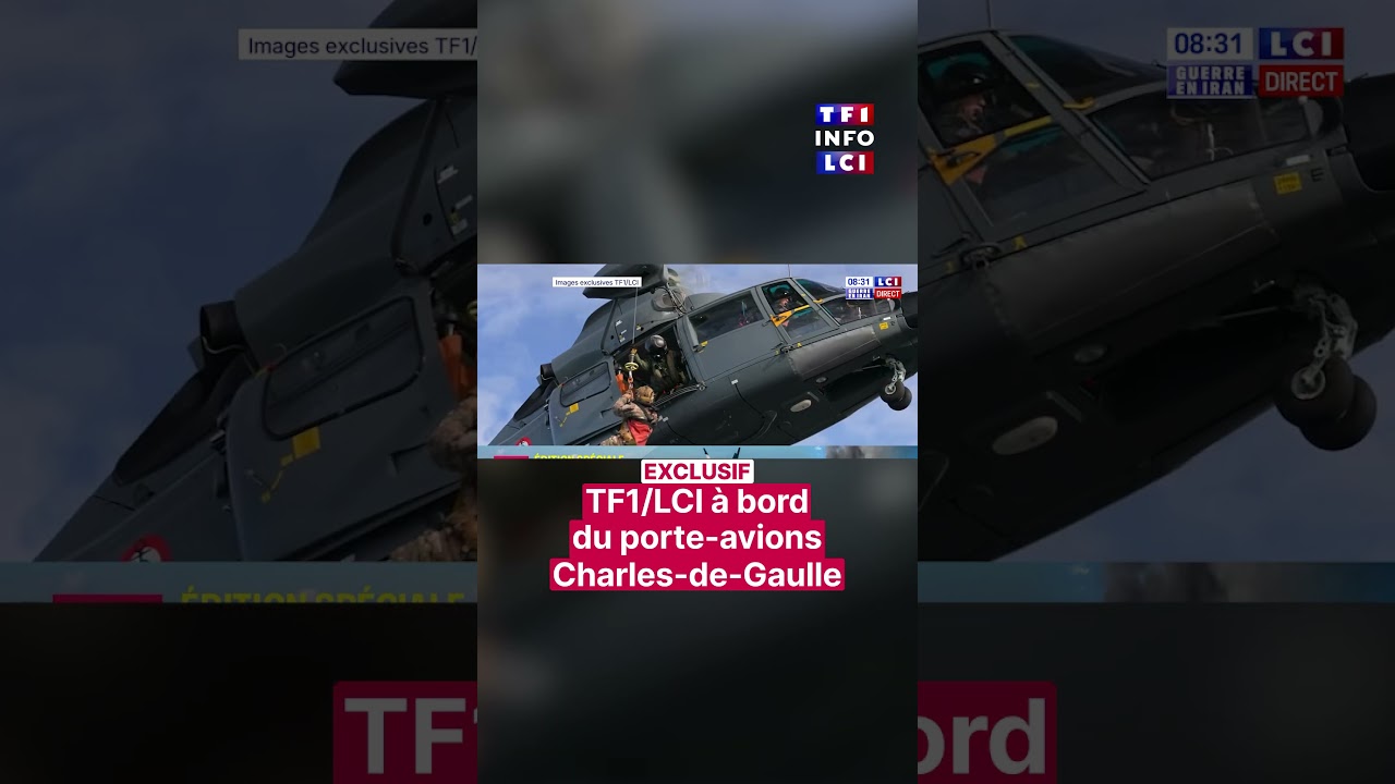 Entra&icirc;nements, maintenance, nucl&eacute;aire : TF1/LCI &agrave; bord du porte-avions Charles-de-Gaulle ｜TF1 INFO