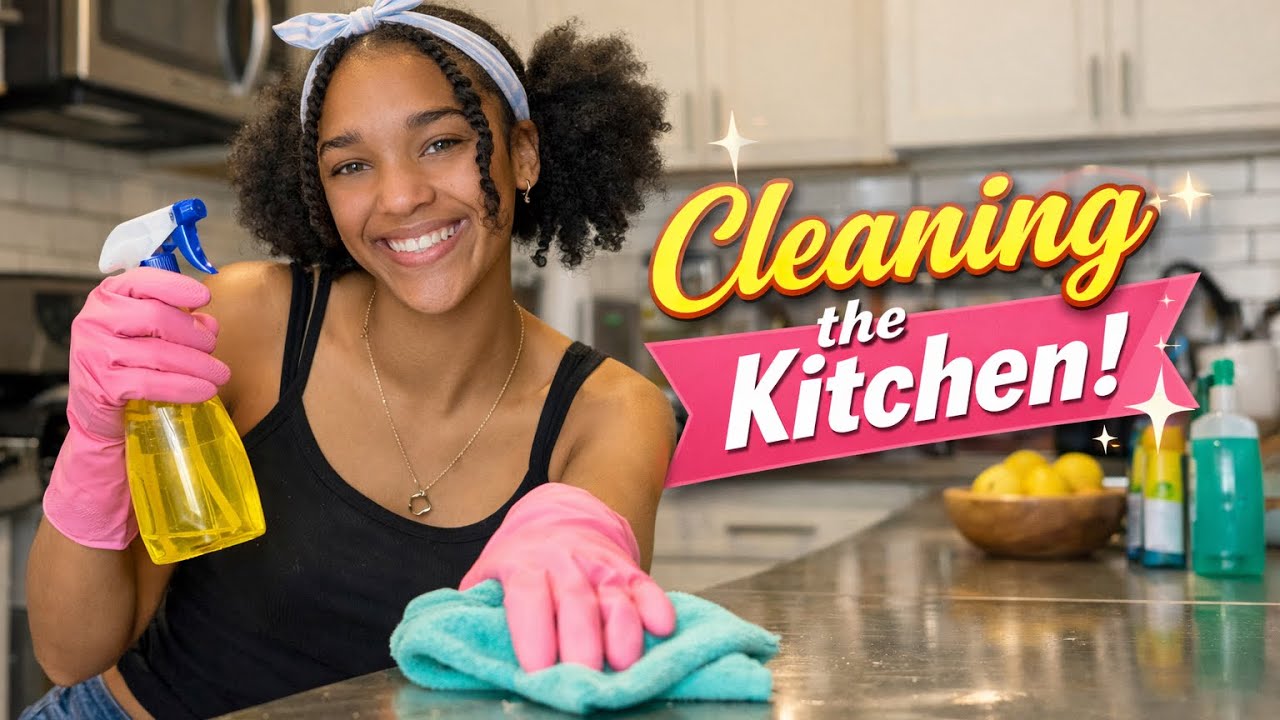 Cleaning the Kitchen 🧽🧹