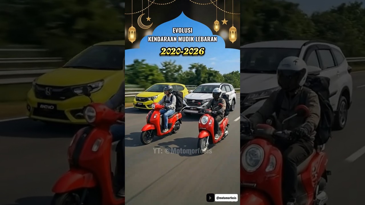 EVOLUSI KENDARAAN MUDIK LEBARAN (1970 - 2026)