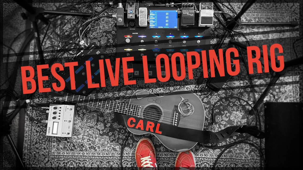 Best Acoustic Live Looping Rig - Carl Wockner 2020 setup