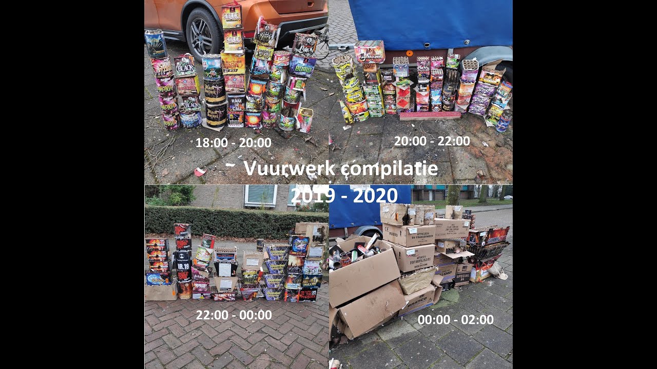 Vuurwerk compilatie 2019 - 2020 (€ 5.000 aan vuurwerk)