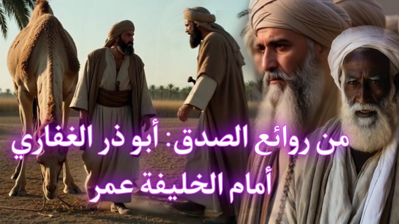 من روائع التاريخ الإسلامي: أبو ذر الغفاري وعمر ابن الخطاب، حين يلتقي الحق بالشجاعة