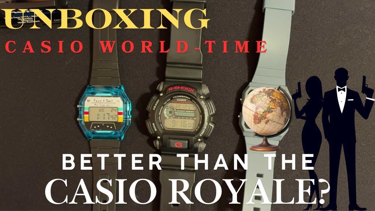 Casio Worldtime Unboxing (Casio Royale alternative)