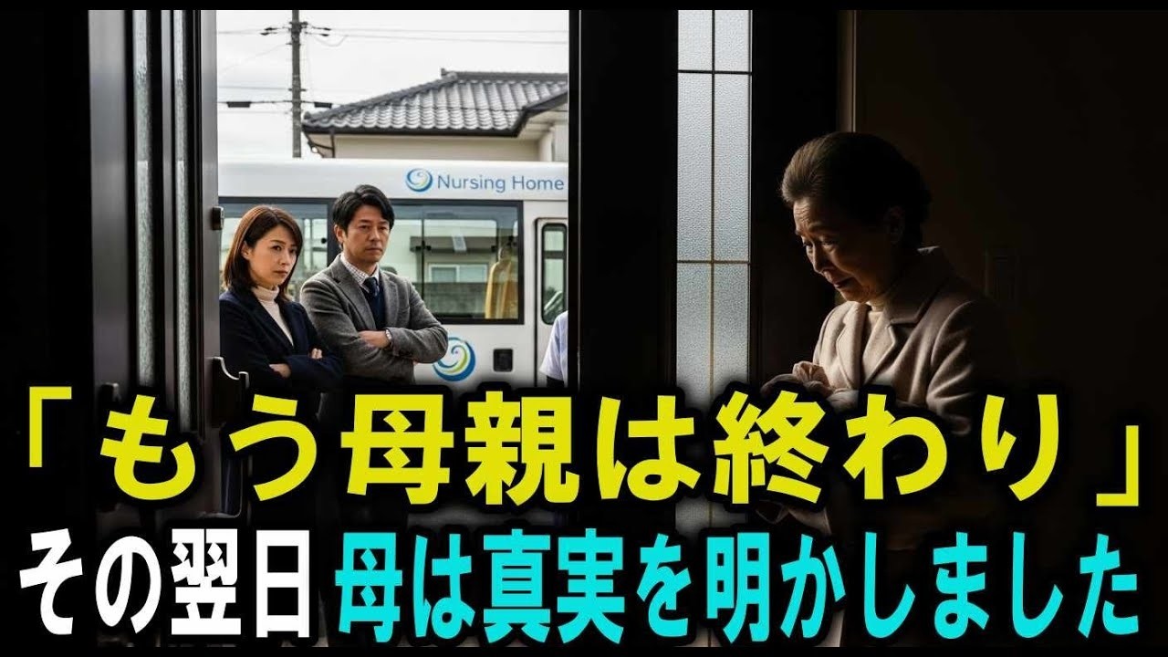 「母親はもういらない」──息子夫婦に捨てられた翌日、“30年前の秘密”で黙らせました。