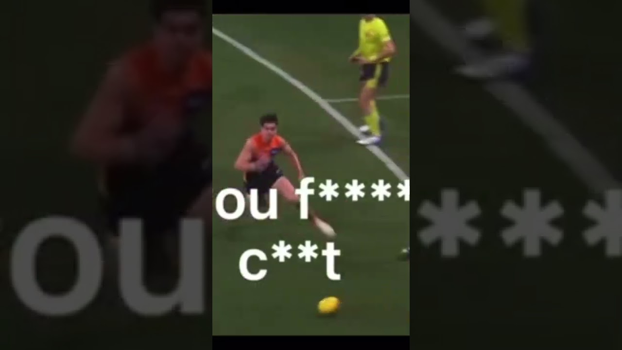Tom Hawkins saying ohhhh you f*****g c**t