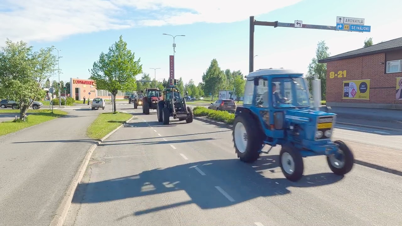 Traktorimarssi 4.6.2022, Kauhajoki.