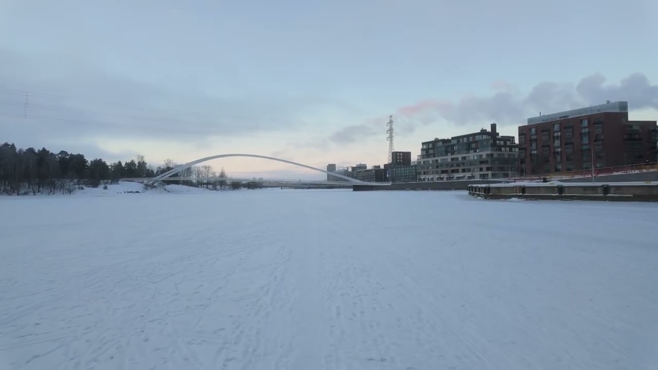 Walk Around Korkeasaari and Beyond (Morning Walk on Gulf of Finland) 8.2.2026