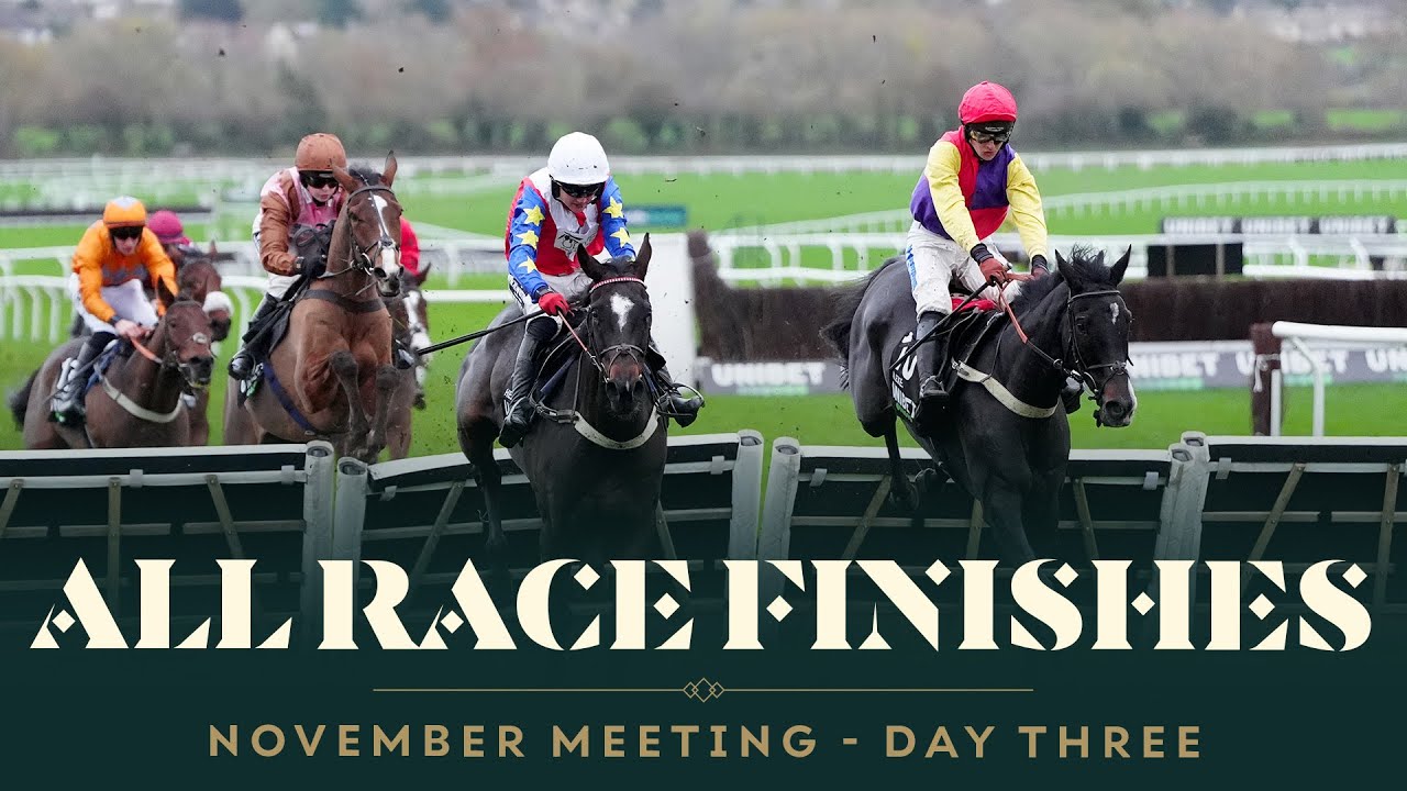 Все финиши гонок третьего дня Ноябрьской встречи на ипподроме Челтнема
