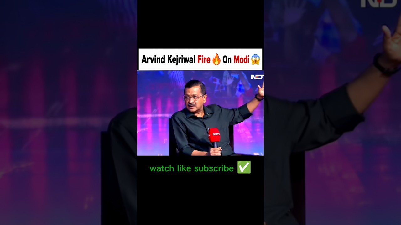Arvind Kejriwal Fire 🔥 On Pm Modi 😱🔥 || Ndtv