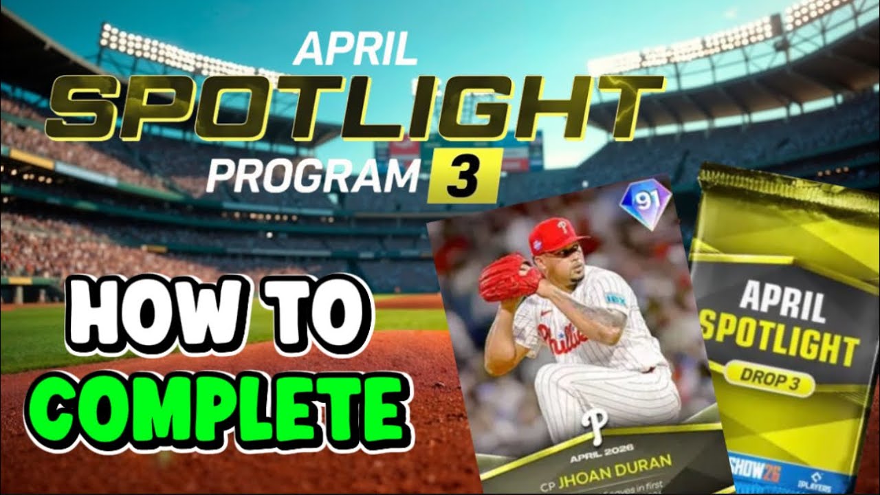Как пройти программу April Spotlight Drop 3 в MLB The Show 26