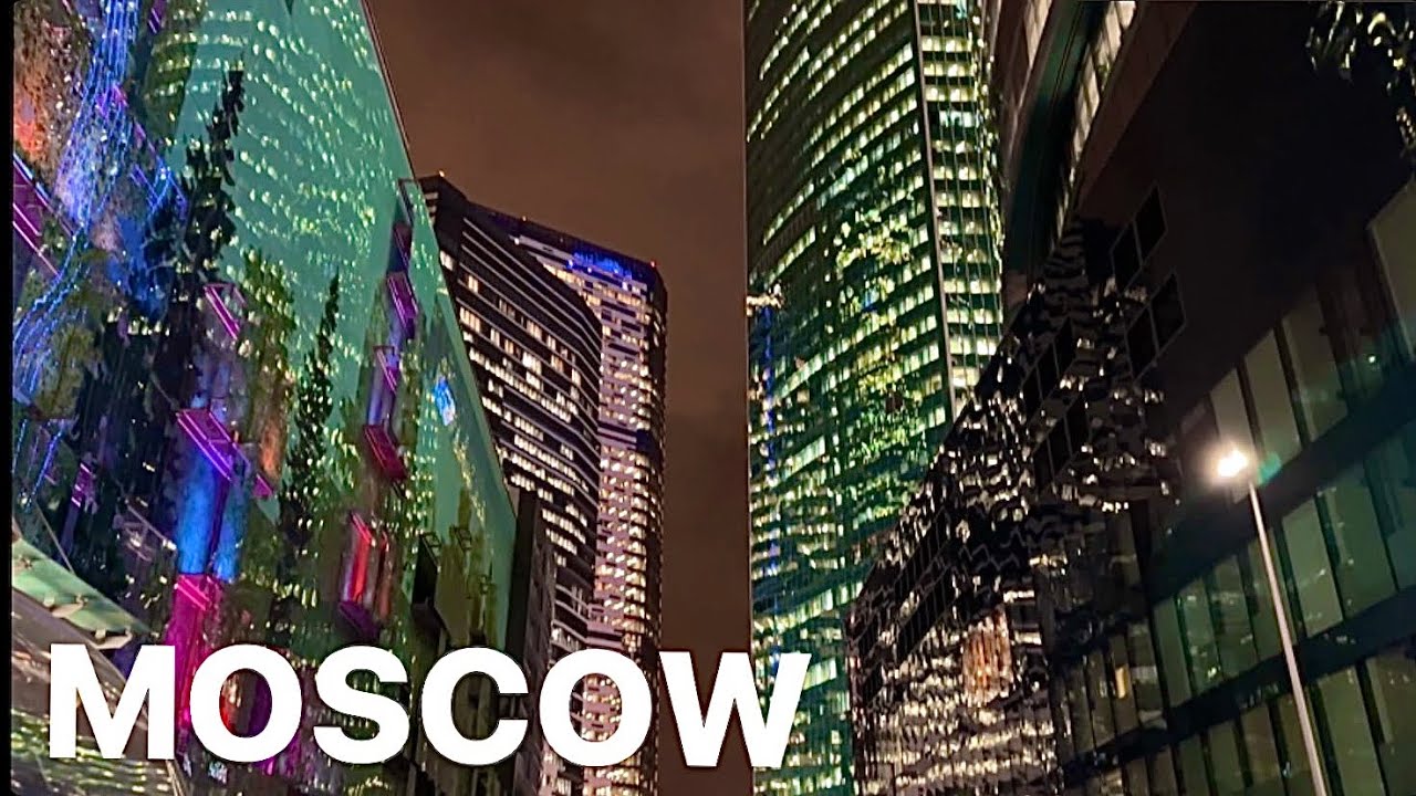 Moscow City 2022 November Afeemoll Walk / 4k