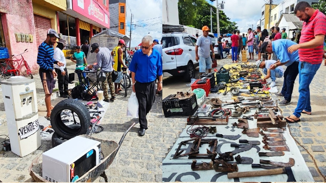 FEIRA DO ROLO COM MUITAS RELÍQUEAS EM PERNAMBUCO