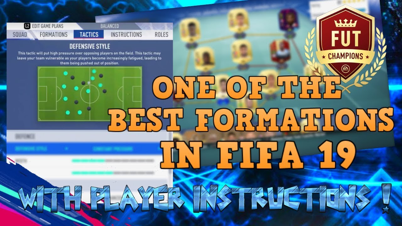 BEST FORMATION FIFA 19 | WITH INSANE CUSTOM TACTICS AND PLAYER INSTRUCTIONS!!!