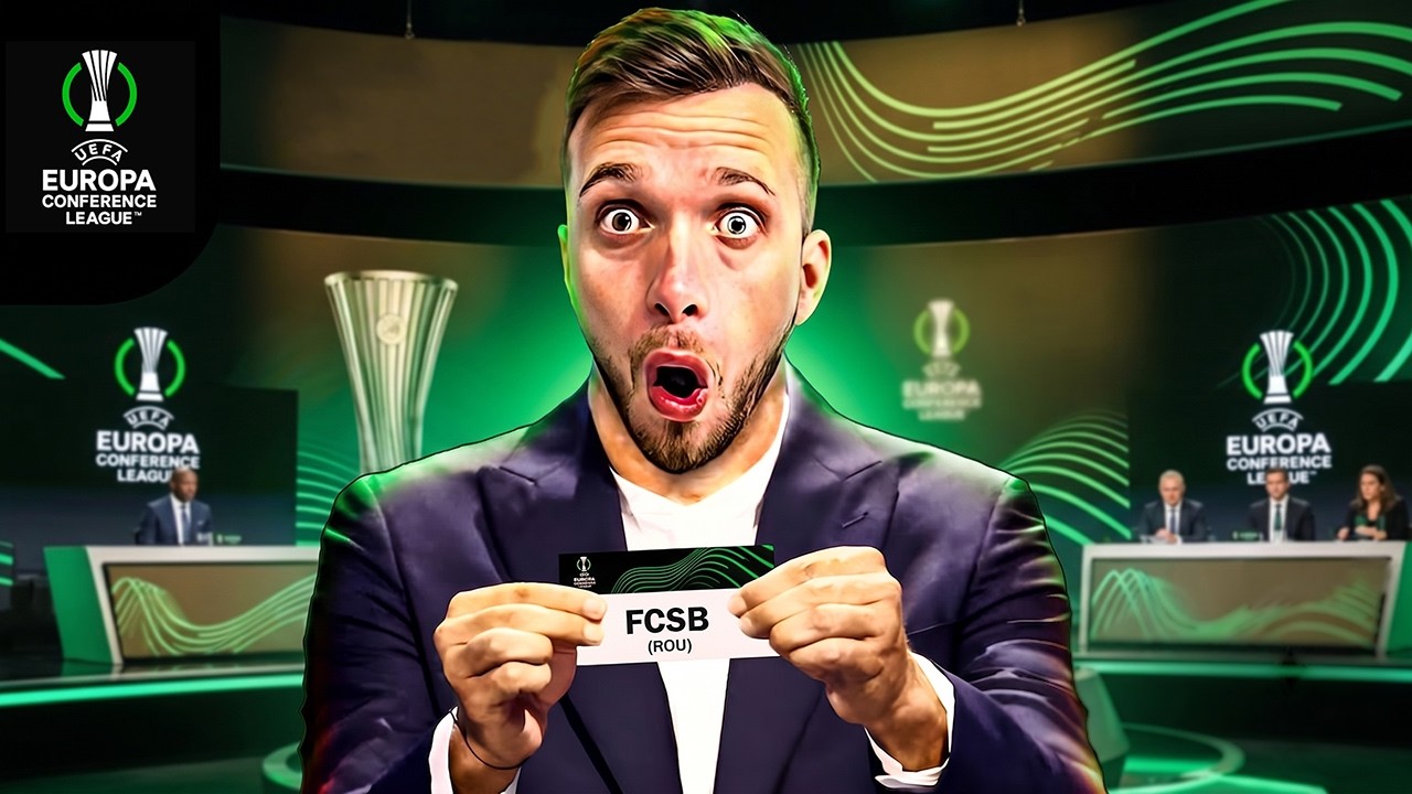 LIVE TRAGEREA LA SORTI CONFERENCE LEAGUE - CU CINE PICA FCSB,CFR SI U.CLUJ?