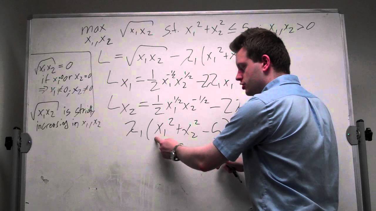 Constrained Optimization with Inequality Constraint