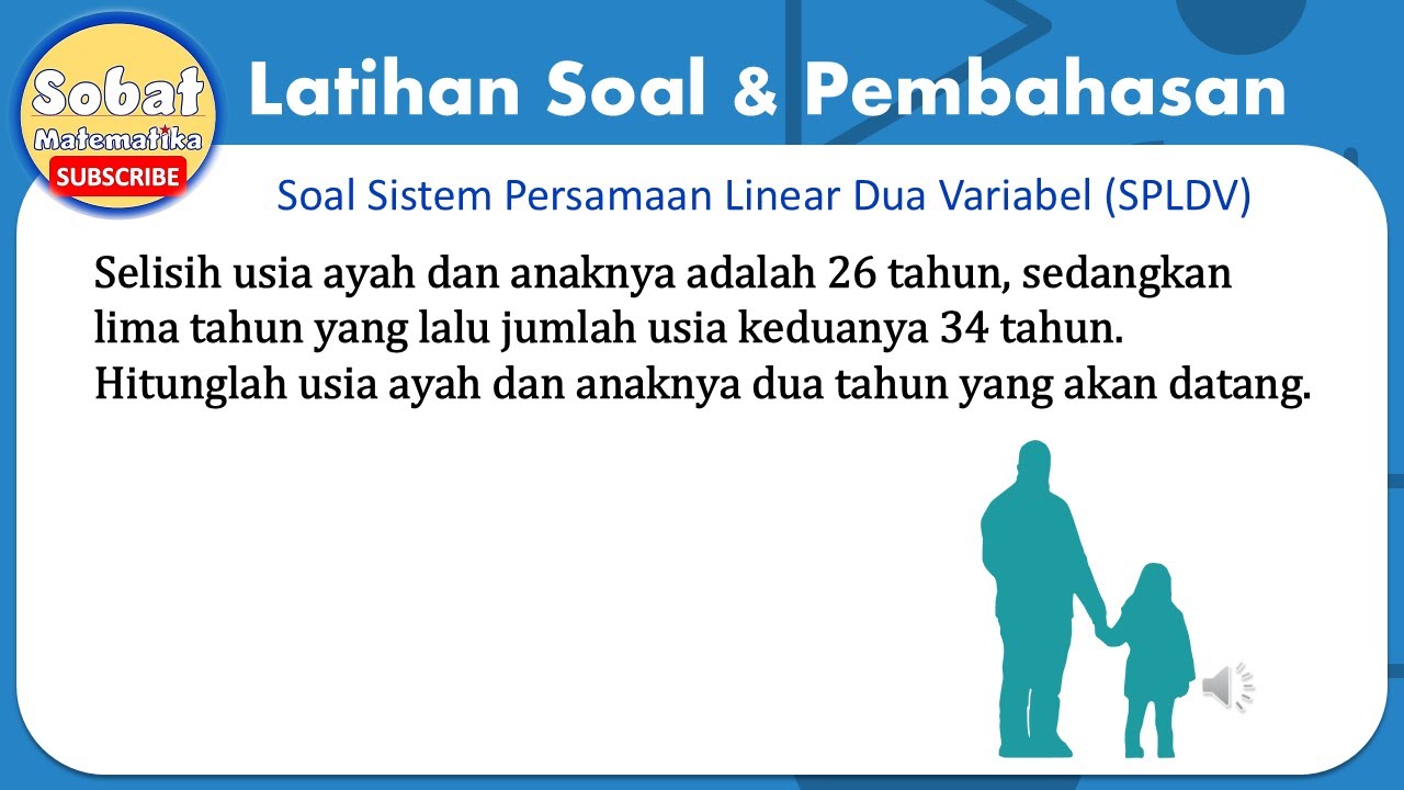 Jawaban Soal Cerita Sistem Persamaan Linear Dua Variabel #spldv #aljabar #matematikasmp