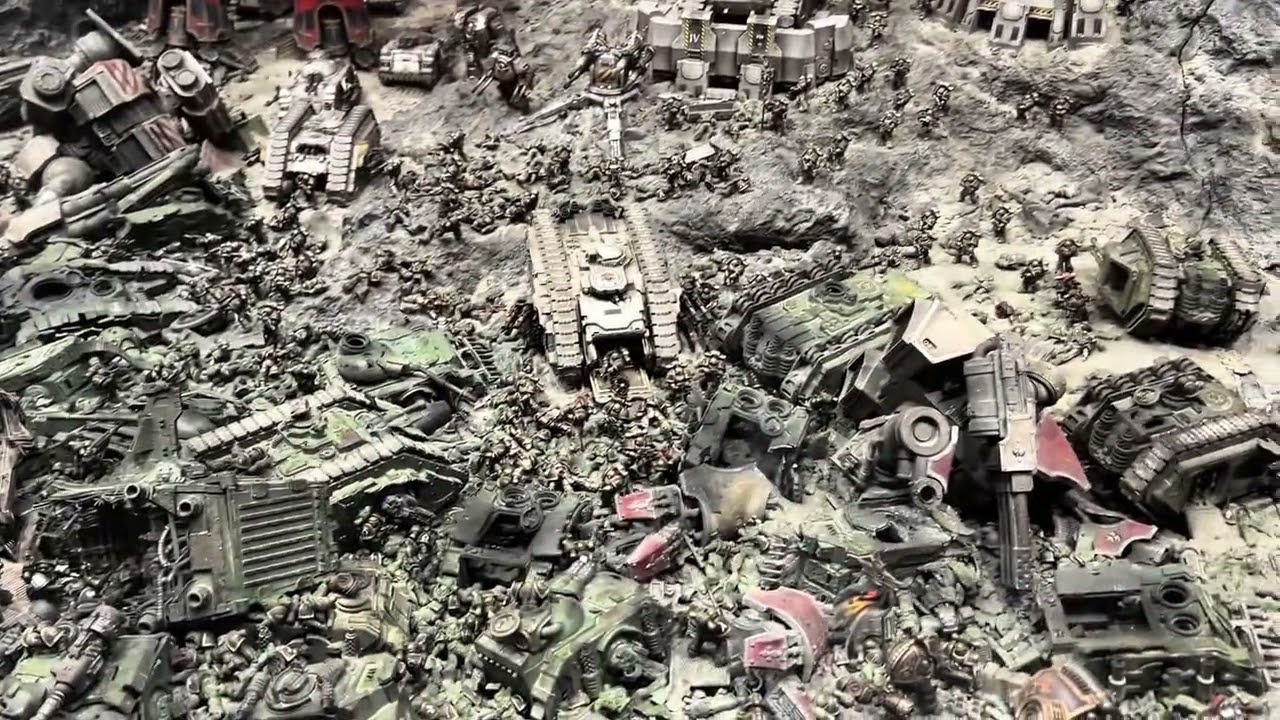 Warhammer World Istvaan V Dropsite  Diorama July 2025 - Horus Heresy