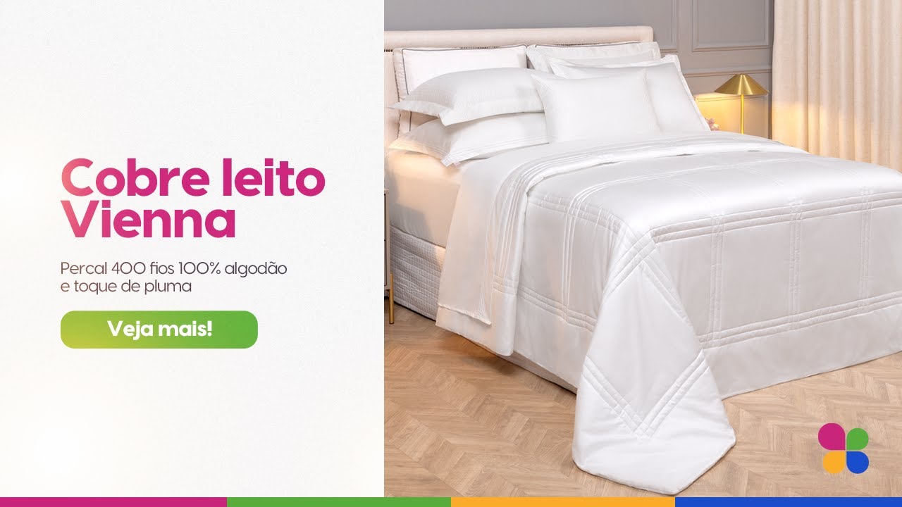 Conheça o Cobre Leito Vienna da Lavive | Ponto do Enxoval