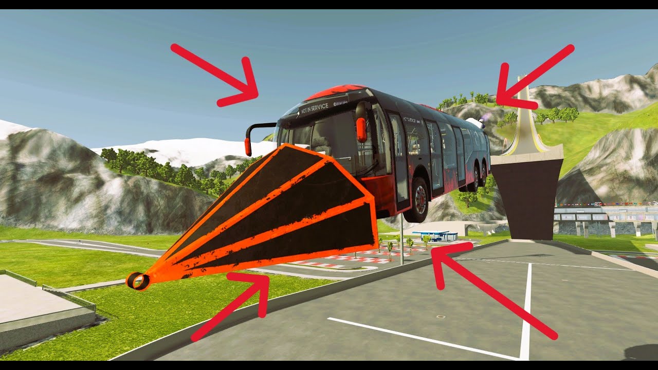 Winning a race in a rocket bus