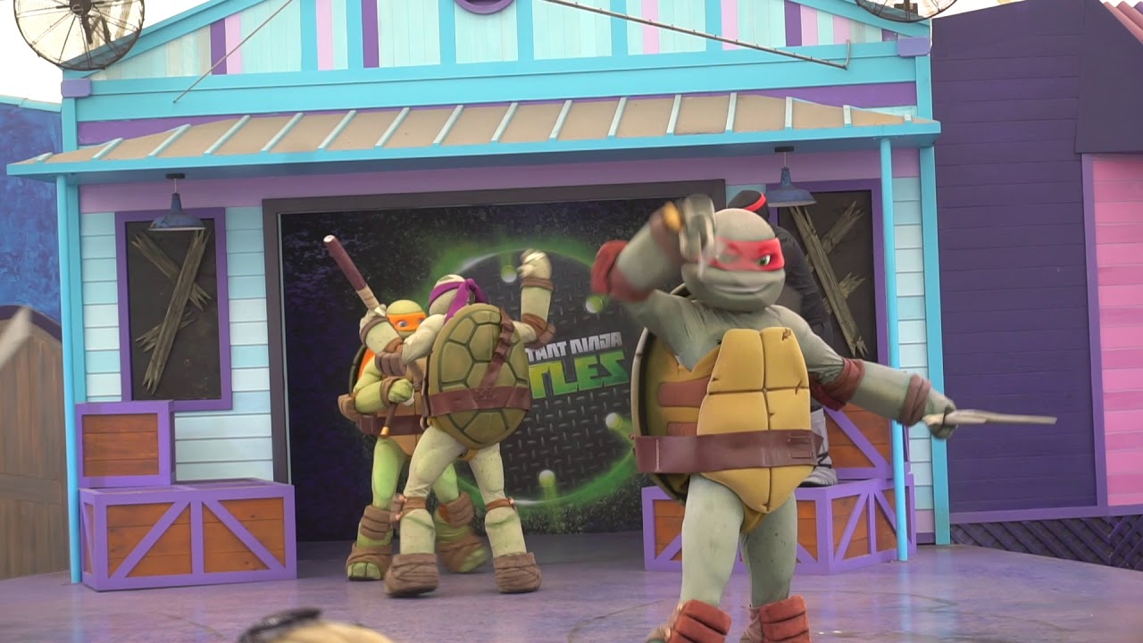 Teenage Mutant Ninja Turtles show at Sea World Australia