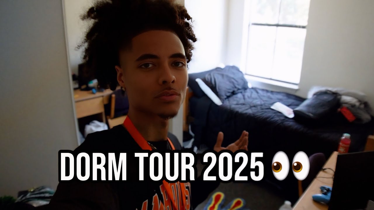 College Move-In Day 2025 | Full Dorm Tour + First Impressions