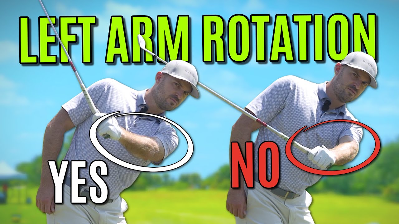 How To Rotate Your Left Arm In The Golf Swing