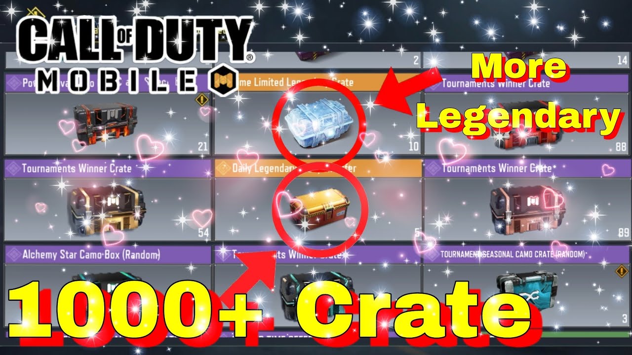 More Legendary Crate - Opening 1000+ Crates on Call of Duty Mobile
