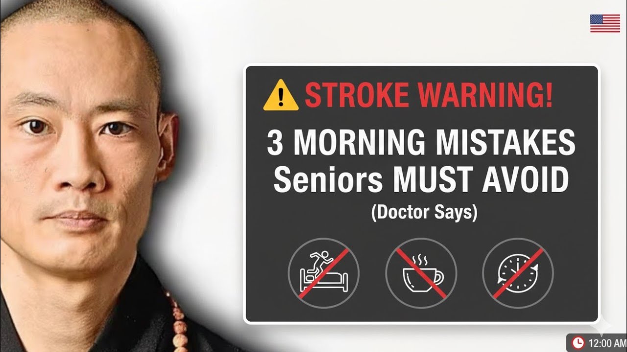 Stroke Warning! 3 Morning Mistakes Seniors MUST AVOID (Doctor Says)