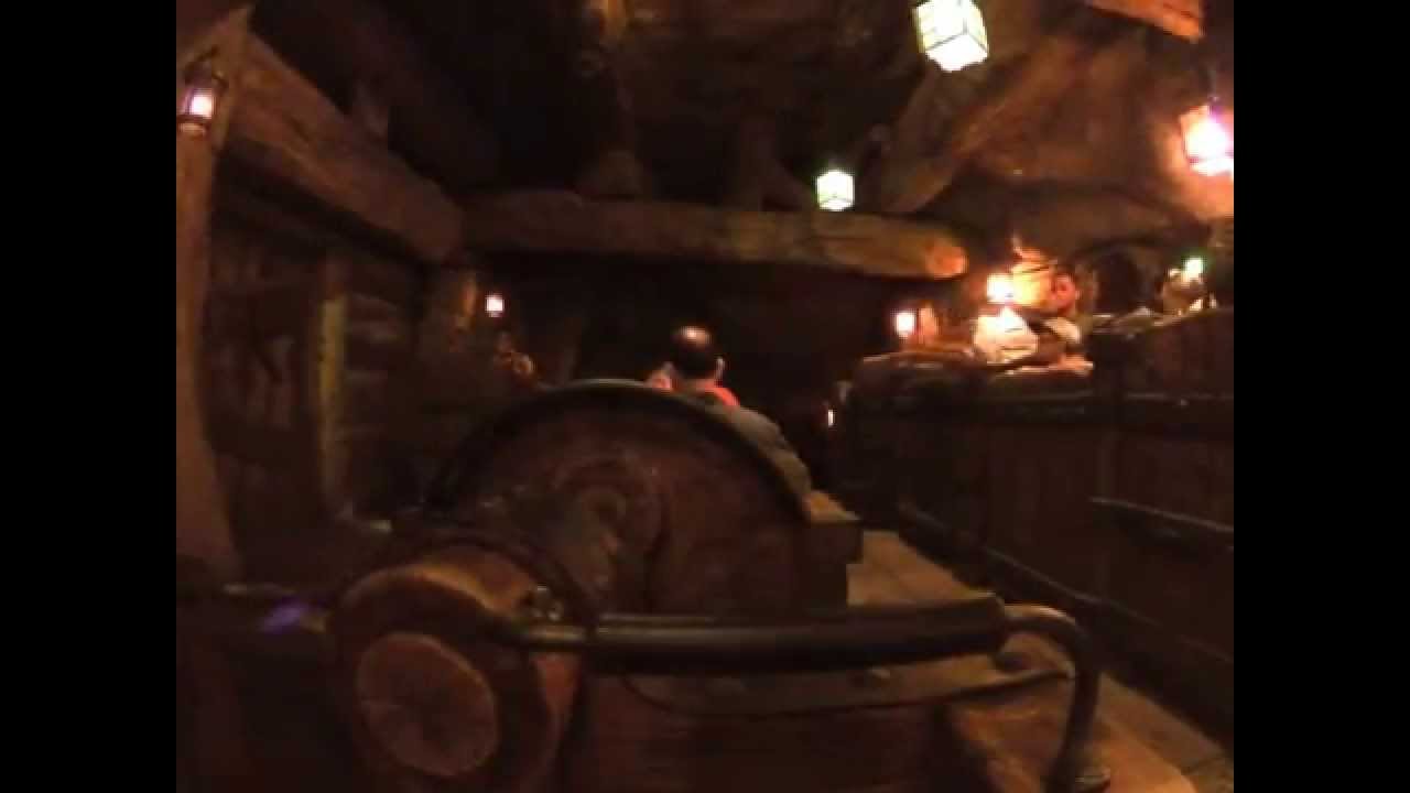 Seven Dwarf Mine Train at Night in Magic Kingdom at Disney World