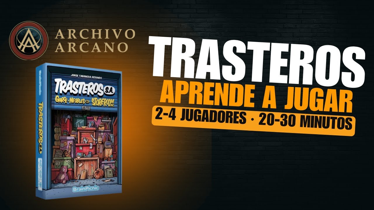 TRASTEROS - TUTORIAL ¿CÓMO SE JUEGA? - ARCHIVO ARCANO