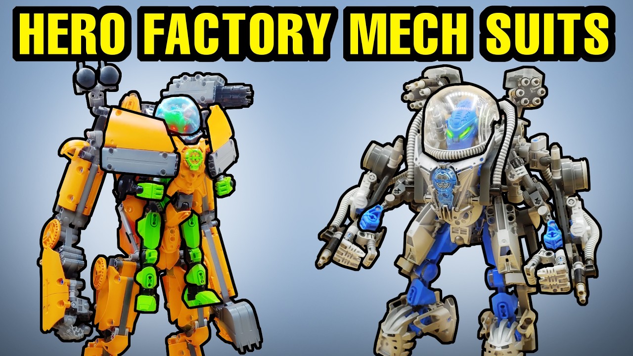 Огромные механические костюмы из набора LEGO Hero Factory!