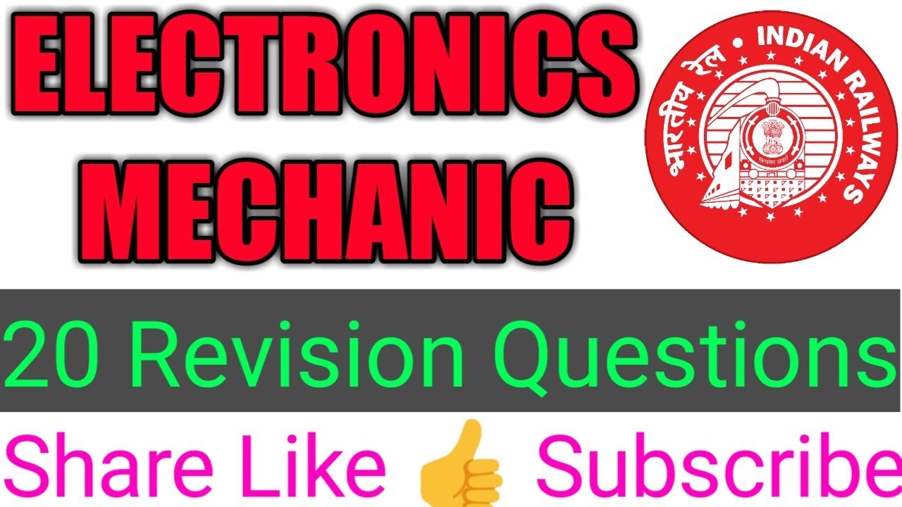 ELECTRONICS MECHANIC FOR RAILWAYS