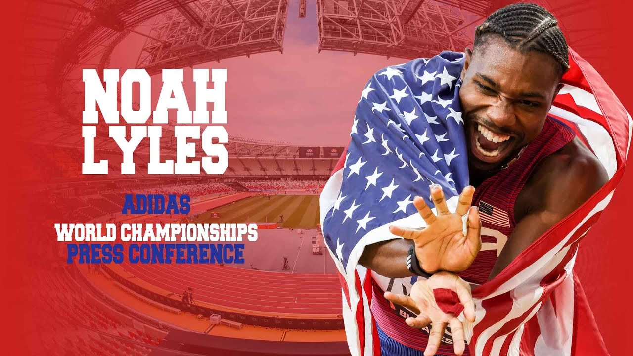 Noah Lyles - adidas Press Conference (Budapest23)