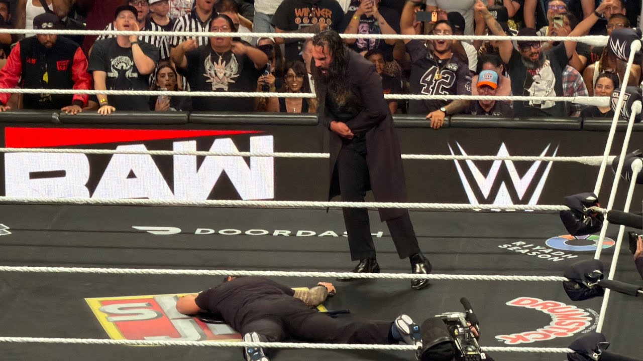 Seth Rollins Brawls with Roman Reigns Full Segment - WWE Raw: July, 27, 2026