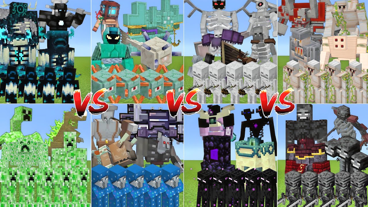 МАСШТАБНЫЙ ТУРНИР АЛЬЯНСА МОБОВ — Minecraft Mob Battle