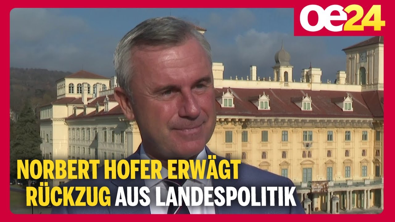 FP&Ouml;-Hammer: Norbert Hofer vor R&uuml;cktritt aus der Politik
