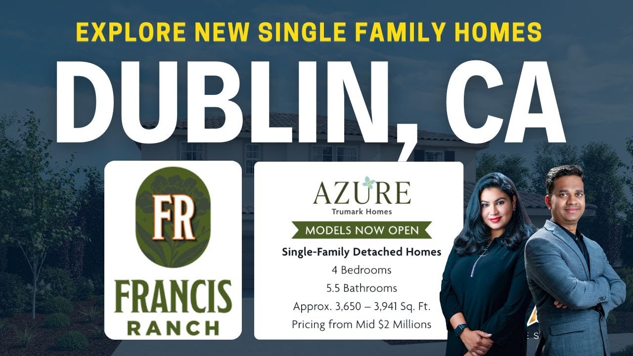 New Single-Family Homes in Francis Ranch, Dublin CA | Luxury Living in the Heart of Tri-Valley