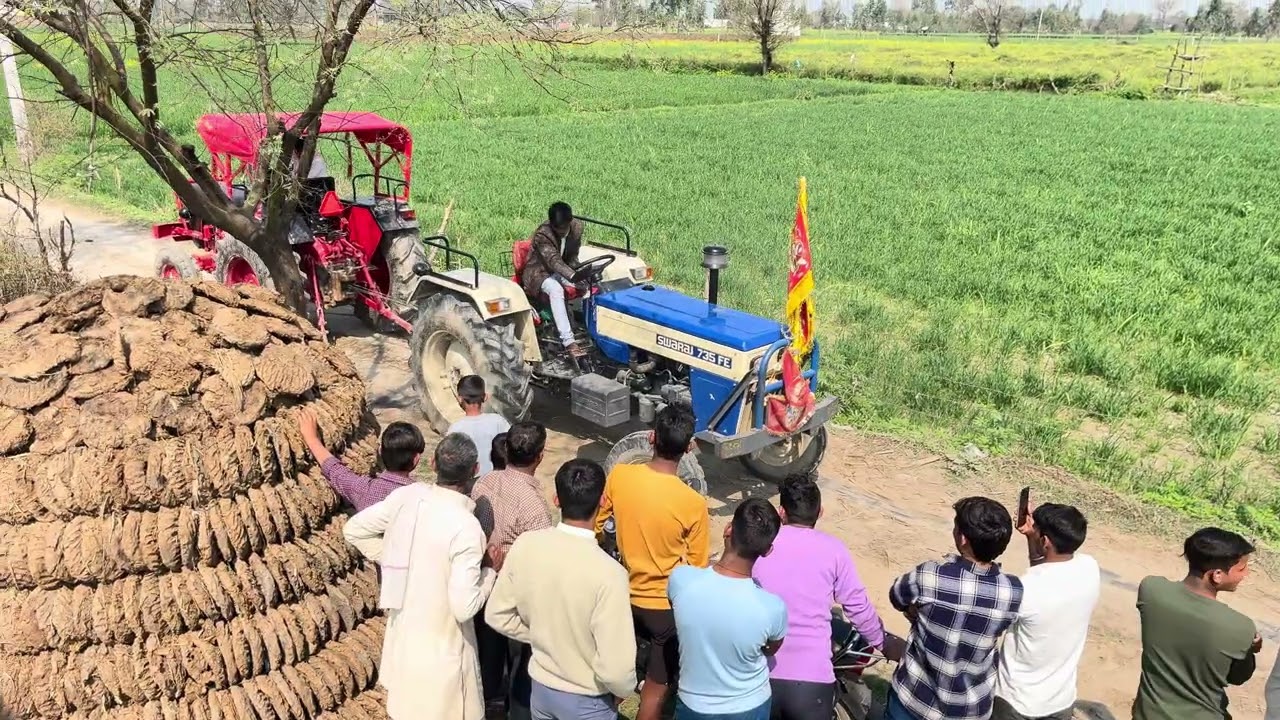 Swaraj  735 FE vs Mahindra 585 Di xP plus tocan #mahindra 