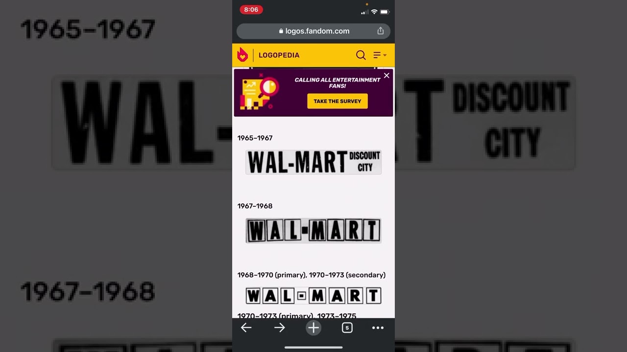 Logo History Collab Entry #21 Walmart