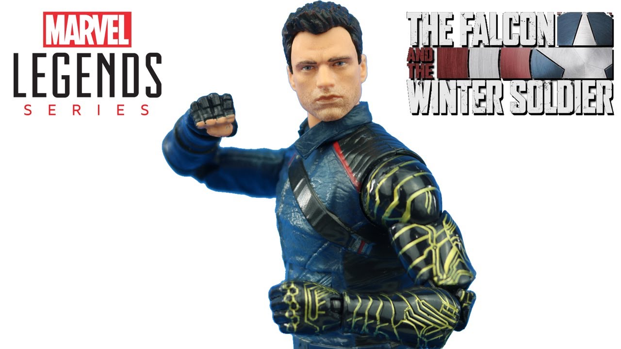 Marvel Legends BUCKY BARNES SOLDADO INVERNAL série Falcão e Soldado Invernal Action Figure Review