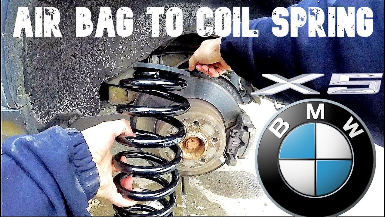 BMW E70 X5 Rear Spring Conversion From Airbags DIY