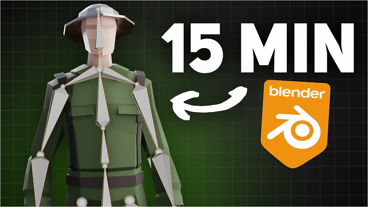 SIMPLE Guide to Rig your Game Characters in 15 Minutes!