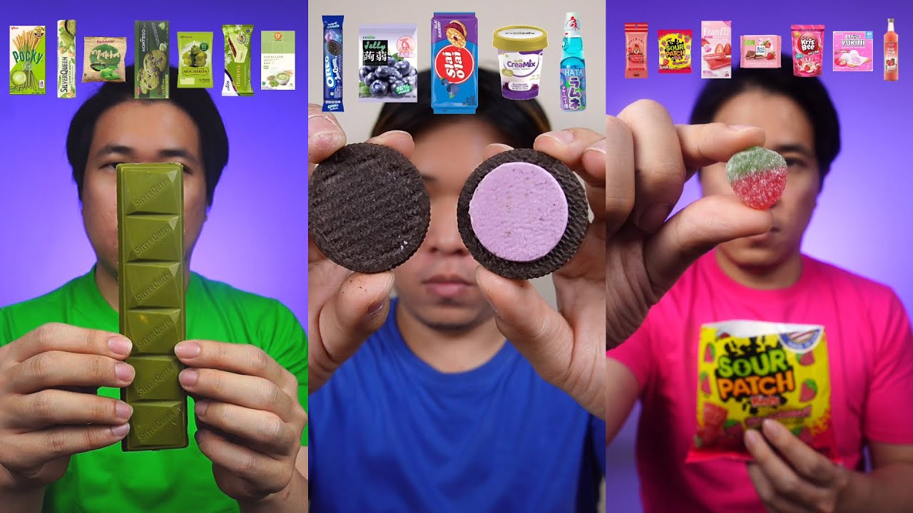 [KOMPILASI] MAKAN SERBA RASA BLUEBERRY, MATCHA, DAN STRAWBERRY