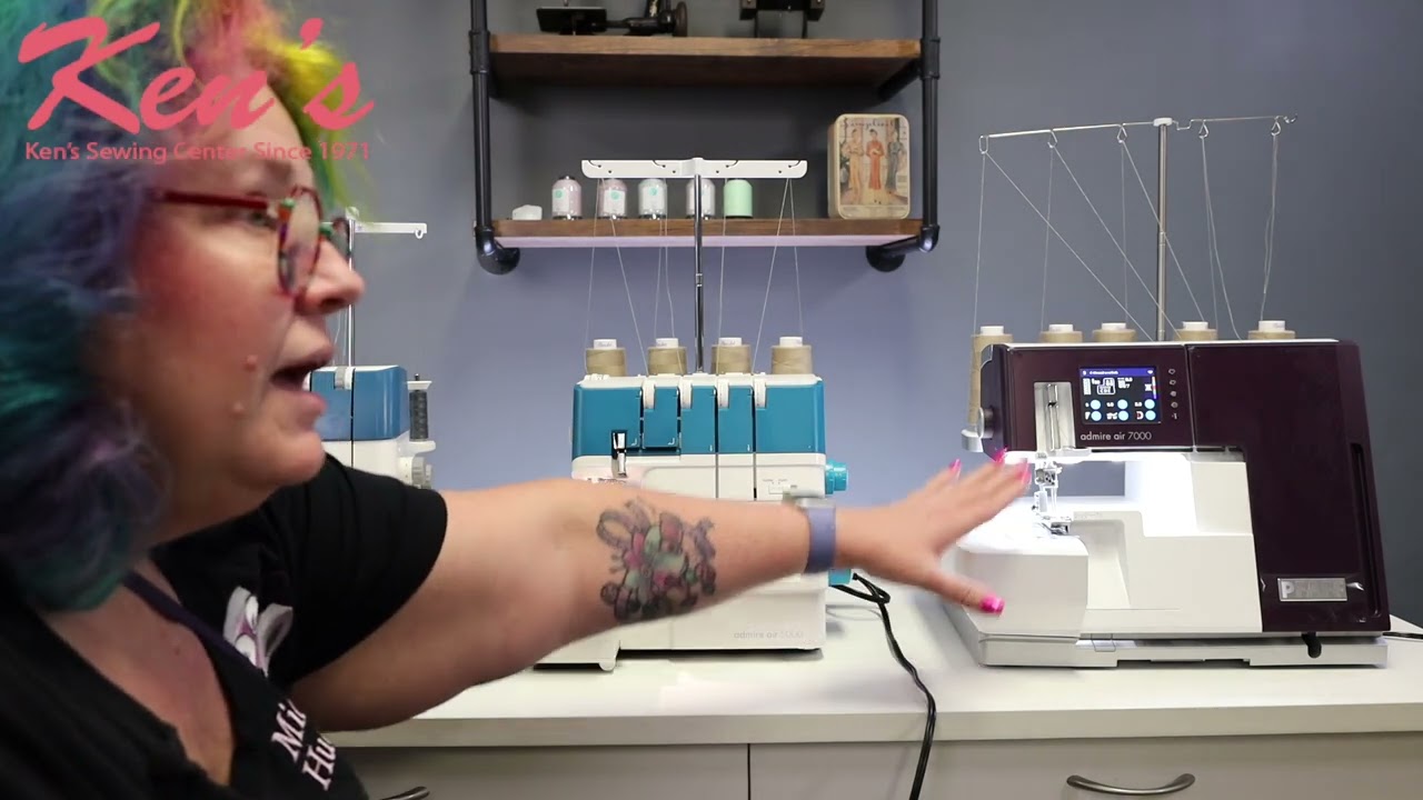 Сравнение моделей Pfaff Admire Serger
